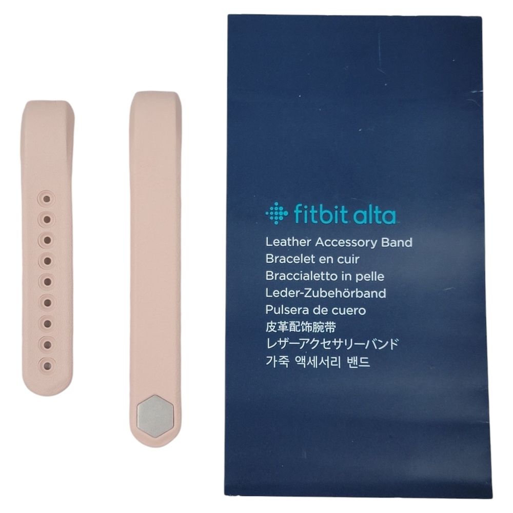 Fitbit Alta Leather Accessory Band Size S/P Color Pink